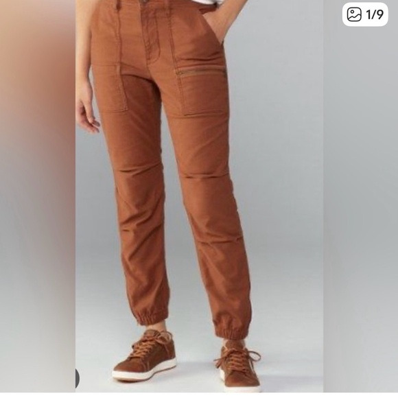 REI Trailsmith Brown Cargo Joggers - Picture 5 of 5